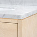 Caspian 2-Drawer Cabinet with 30" Marble Vanity Top, Sand