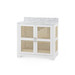 Ariel 2-Door Cabinet with 36" Marble Vanity Top, Vanilla