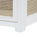 Ariel 2-Door Cabinet with 36" Marble Vanity Top, Vanilla