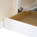 Ariel 2-Door Cabinet with 36" Marble Vanity Top, Vanilla