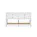 Sienna 2-Drawer Table - Base Only, Vanilla