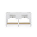 Sienna 2-Drawer Table - Base Only, Vanilla