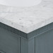 Sienna 2-Drawer Table with 60" Marble Vanity Top, Foggy Horizon