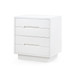 Cora 4-Drawer Side Table, Soft White