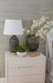 Cora 4-Drawer Side Table, Soft White