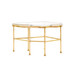 Cristal Coffee Table, Gold Leaf
