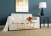 Cristal Coffee Table, Gold Leaf