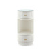 Aaron 2-Drawer Side Table with Glass Top, Sand White