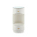 Aaron 2-Drawer Side Table with Glass Top, Sand White