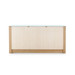Albert Extra Large 9-Drawer with Glass Top, Light Natural Shimmer