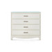 Barrett Large 4-Drawer with Glass Top, Sand White