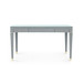 Claudette Desk with Glass Top, Washed Winter Gray