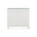 Florence Large 4-Drawer with Glass Top, Sand White