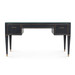 Hunter Desk  with Glass Top, Black