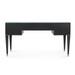 Hunter Desk  with Glass Top, Black