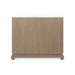 Ming Large 4-Drawer with Glass Top, Flax Brown