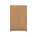 Ming Tall 6-Drawer with Glass Top, Flax Brown