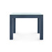 Parsons Side Table with Glass Top, Deep Navy