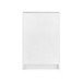 Bryant Tall 6-Drawer with Glass Top, Chiffon White