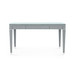 Claudette Desk with Glass Top, Washed Winter Gray