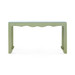 Gianna Console  with Glass Top, Spring Green