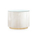 Julius 2-Drawer Side Table, Snow
