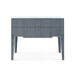 Madeline Console with Glass Top, Colonial Blue