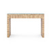 Morgan Console Table with Glass Top, Papyrus