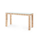 Parsons Large Console with Glass Top, Papyrus