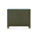 Camden Large 4-Drawer with Glass Top, Deep Olive