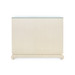 Ming Large 4-Drawer with Glass Top, Canvas Cream