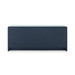 Bryant Linen Extra Wide Large 6-Drawer with Glass Top, Blue Steel