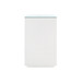 Essential Side Table with Glass Top, Chiffon White