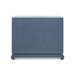 Ming Large 4-Drawer with Glass Top, Navy Blue