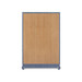 Ming Tall 6-Drawer with Glass Top, Navy Blue
