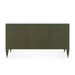 Morris Extra Large 6-Drawer with Glass Top, Deep Olive