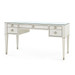 Morris Desk with Glass Top, Sand White