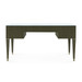 Morris Desk with Glass Top, Deep Olive