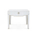 Madeline 1-Drawer Side Table, Platinum Shimmer
