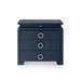 Elina 3-Drawer Side Table, Storm Blue
