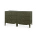 Madeline Extra Large 6-Drawer, Deep Olive