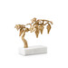 Grape Vine Statue, Gold Leaf