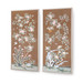 Parchment Reverie Framed Silk Panel Pair, Parchment