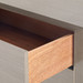 Morris Extra Large 6-Drawer, Taupe Gray and Satin Bronze