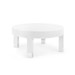 Dakota Round Coffee Table, Cream