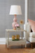 Delft Lamp Without Shade, Peony Pink