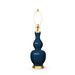 Delft Lamp Without Shade, Navy Blue