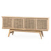 Dante 4-Door Cabinet, Natural