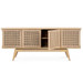 Dante 4-Door Cabinet, Natural