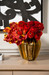 Doral Vase, Brass Doral Vase, Brass